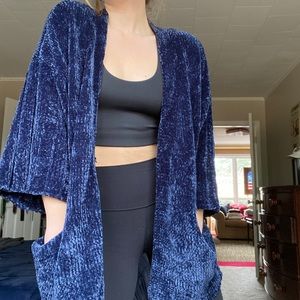 chenille cardigan